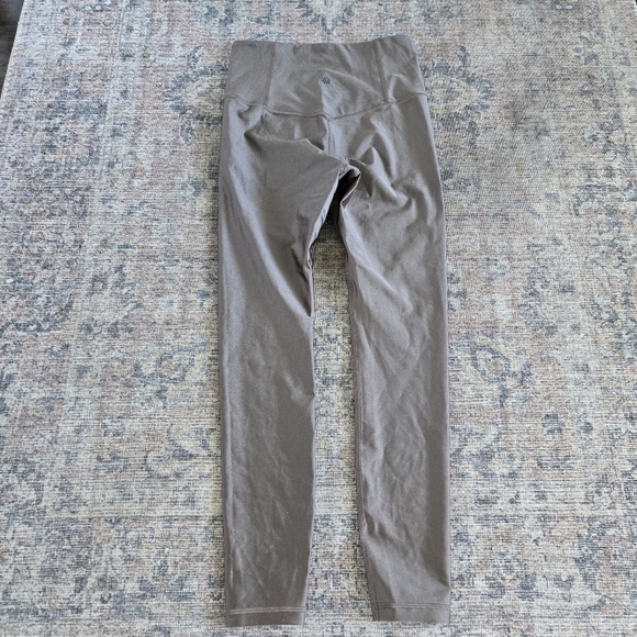 Athleta Elation Shine Tight High Rise Full-Length 7/8 Leggings Coffee House Sz S - Picture 7 of 8